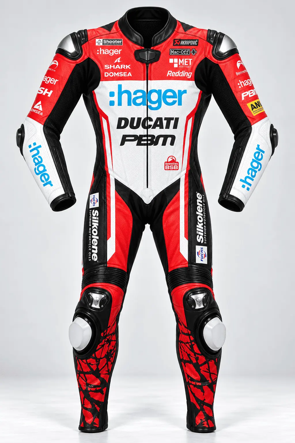Scott Redding Ducati 2026 BSB Leather Race Suit