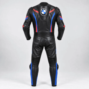BMW Black Leather Motorcycle Race Suit