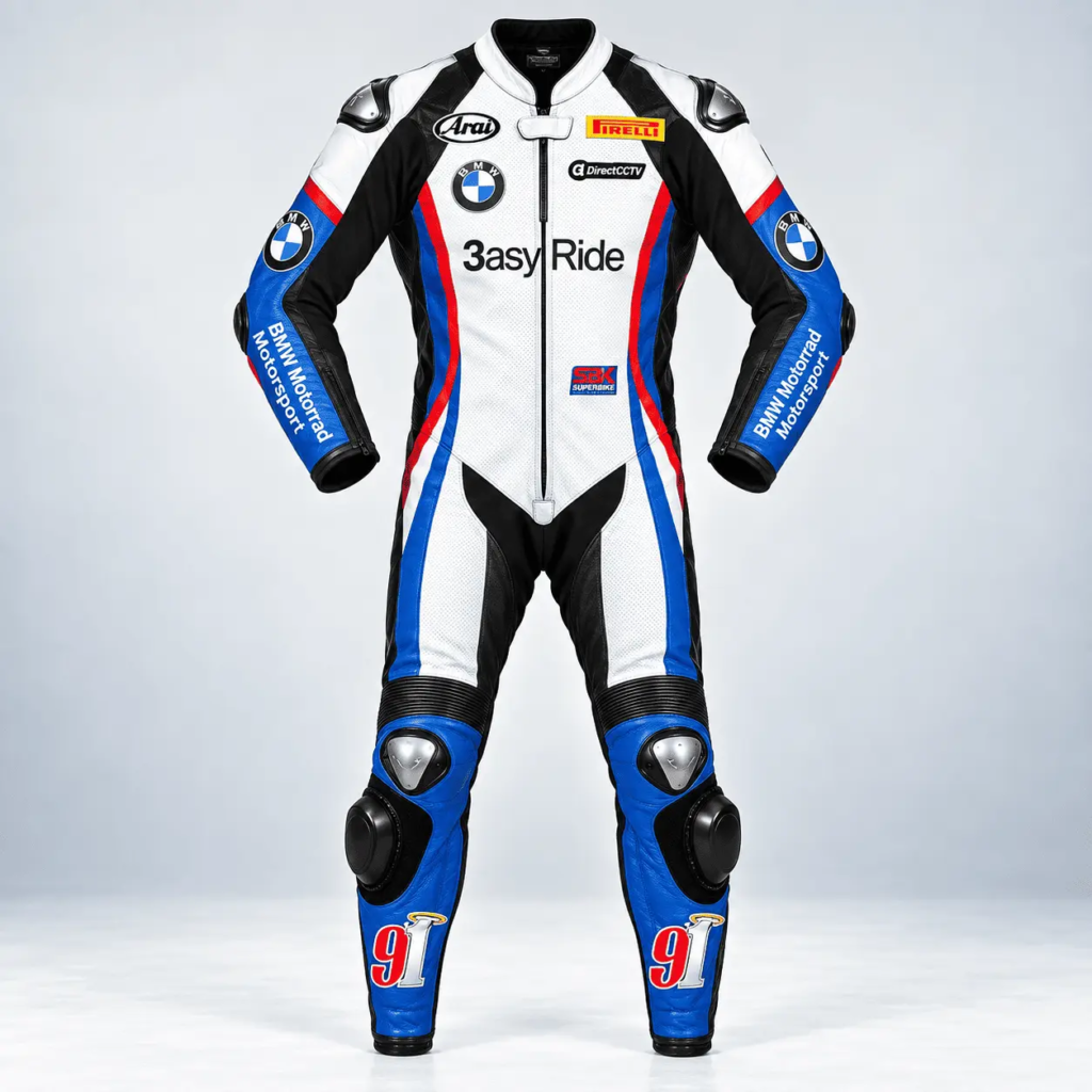 Leon Haslam BMW SBK 2011 Leather Race Suit