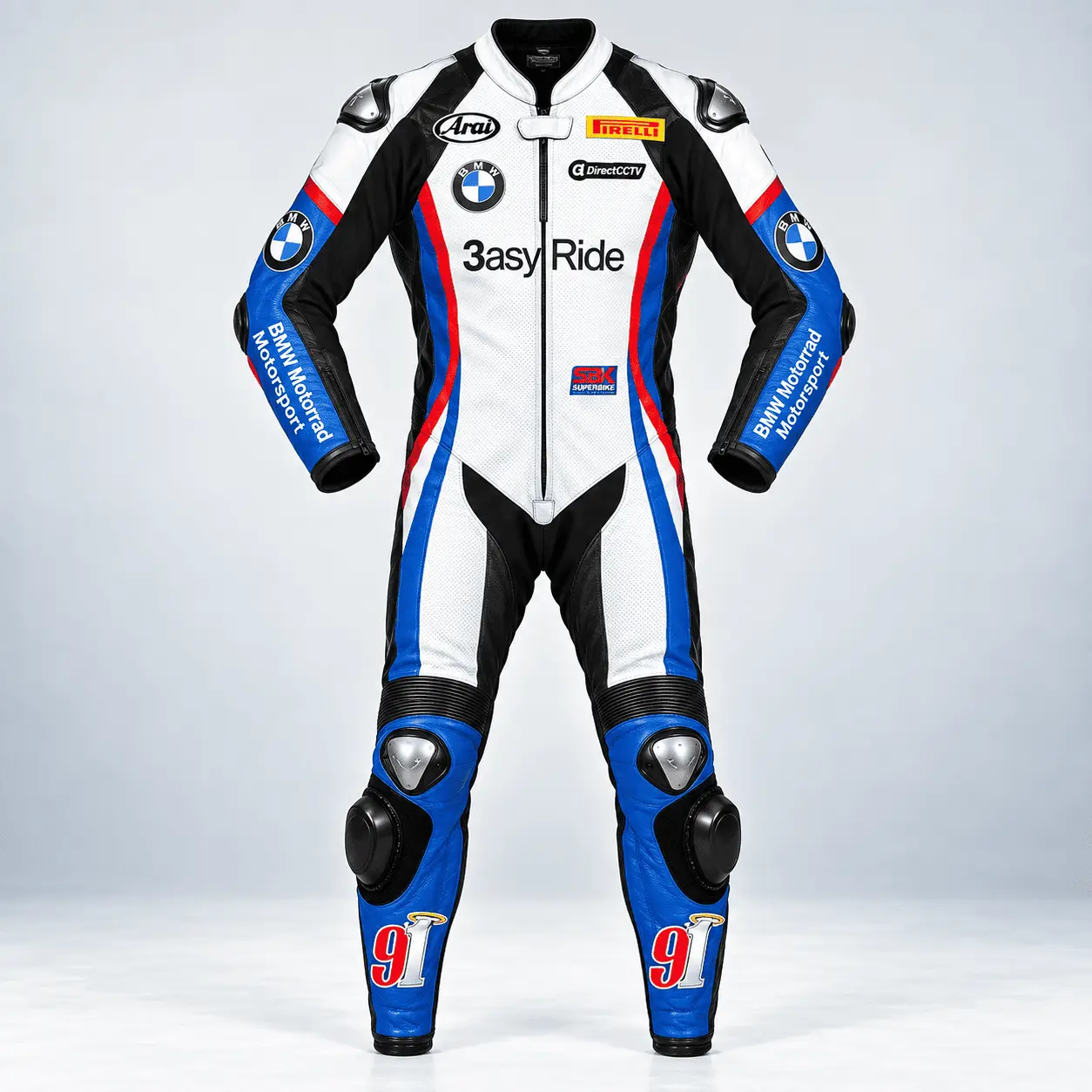 Leon Haslam BMW SBK 2011 Leather Race Suit