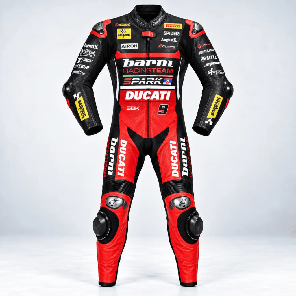 Ducati Barni Racing 2025 Danilo Petrucci Leather Race Suit