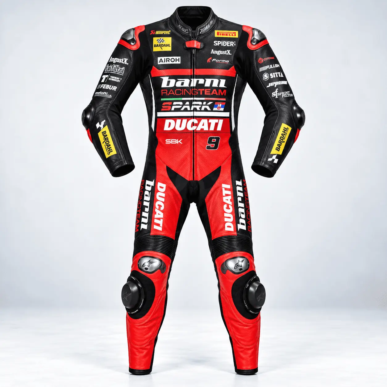 Ducati Barni Racing 2025 Danilo Petrucci Leather Race Suit