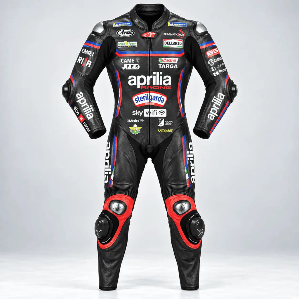 Marco Bezzecchi Aprilia 2025 Motorcycle Race Suit