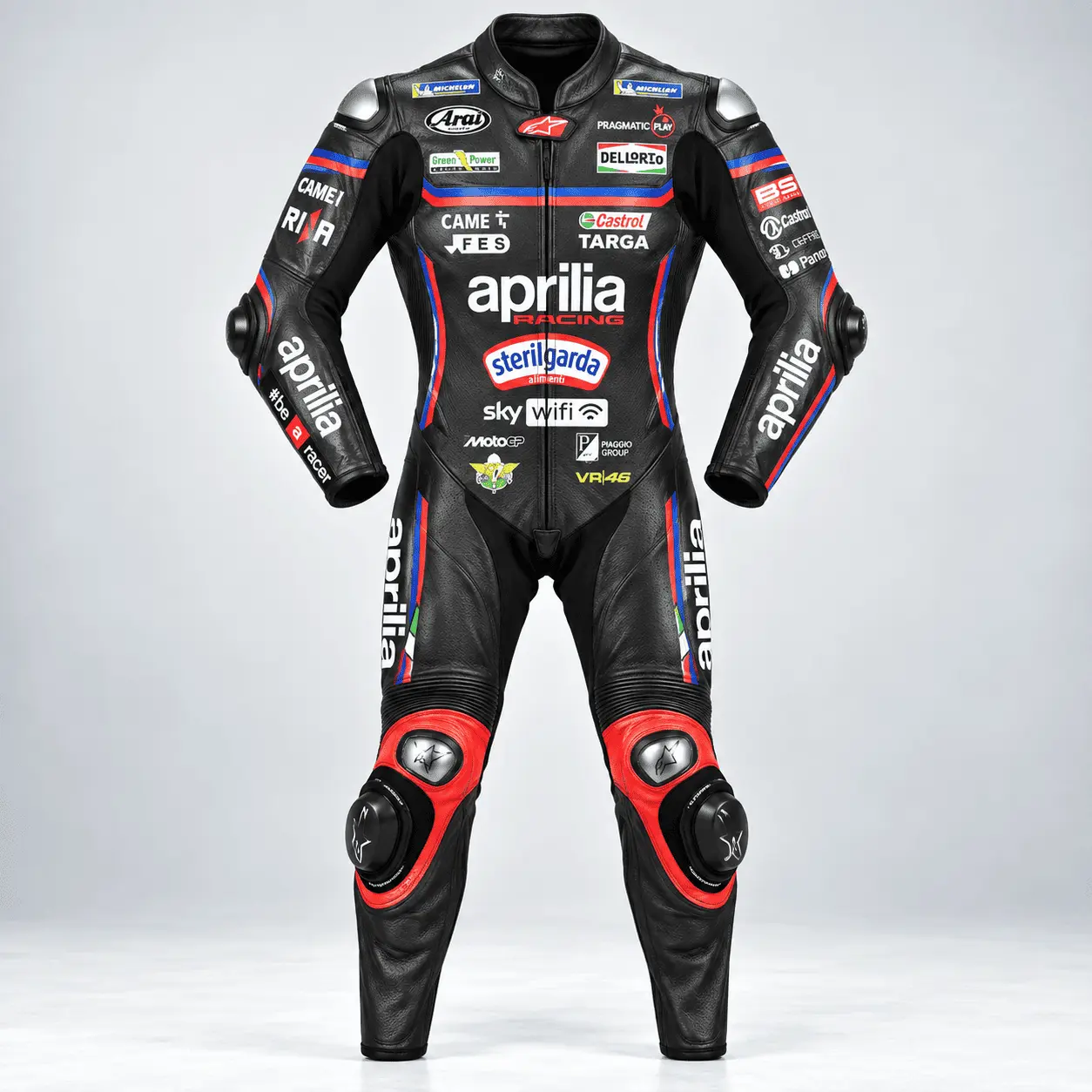 Marco Bezzecchi Aprilia 2025 Motorcycle Race Suit