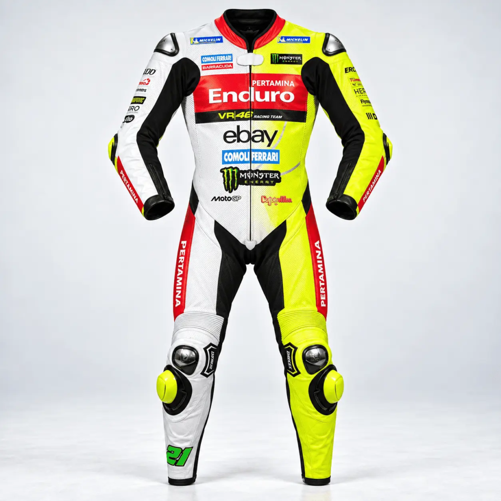 Franco Morbidelli VR46 Ducati 2025 Race Suit