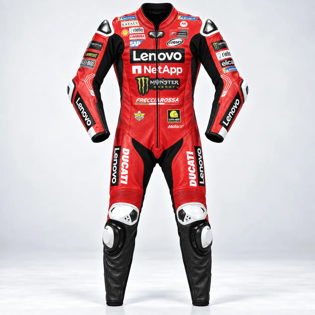 Francesco Bagnaia Ducati Lenovo 2025 MotoGP Race Suit
