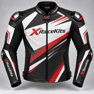 XRaceKits Redline Strike Motorcycle Racing Jacket
