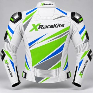 XRaceKits Green Flash Motorcycle Racing Jacket