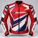 XRaceKits Red Force Motorcycle Racing Jacket