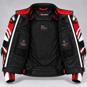 XRaceKits Red Viper Motorcycle Racing Jacket
