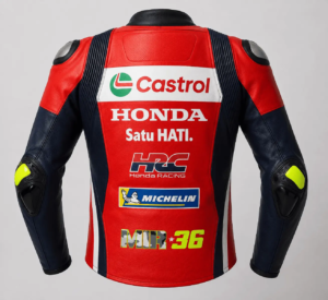 Joan Mir 2025 Honda HRC Leather Jacket