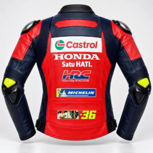 Joan Mir 2025 Honda HRC Leather Jacket