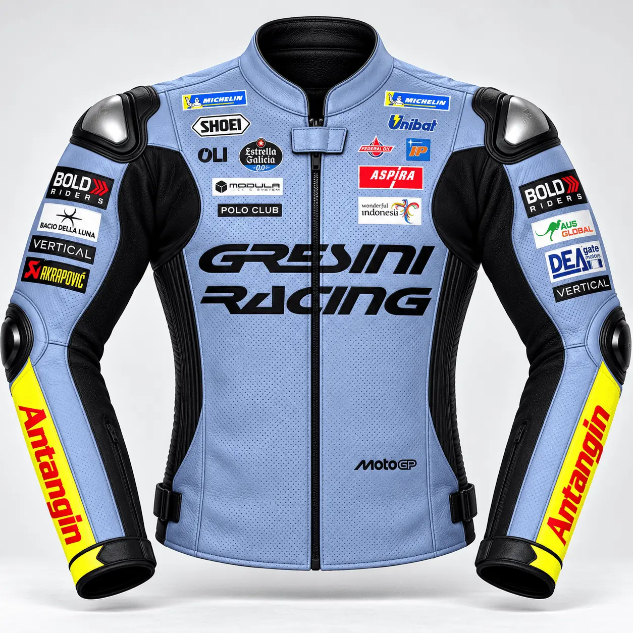Alex Marquez Gresini 2025 Leather Racing Jacket