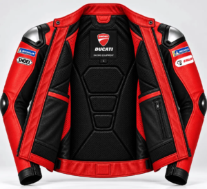 Marc Marquez Winter Test 2024 Leather Motorcycle Jacket