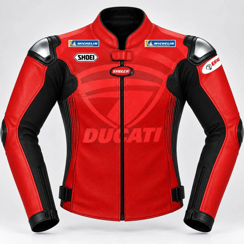 Marc Marquez Winter Test 2024 Leather Motorcycle Jacket