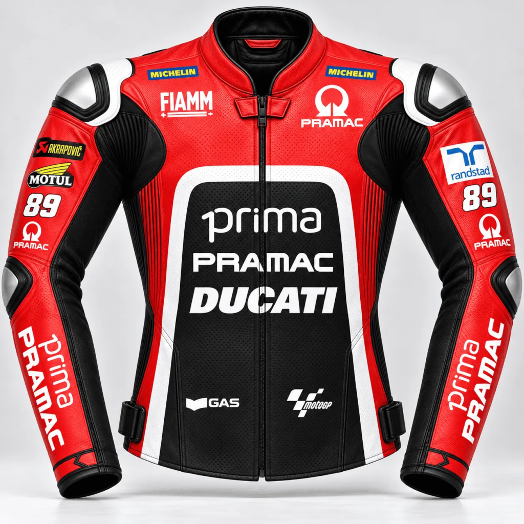Jorge Martin Pramac 2024 Leather Racing Jacket