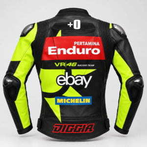 Fabio Di Giannantonio Pertamina MotoGP 75 Leather Racing Jacket
