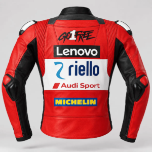 Francesco Bagnaia Lenovo MotoGP Leather Racing Jacket