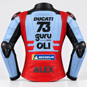 Alex Marquez Ducati Gresini 2024 MotoGP Leather Racing Jacket