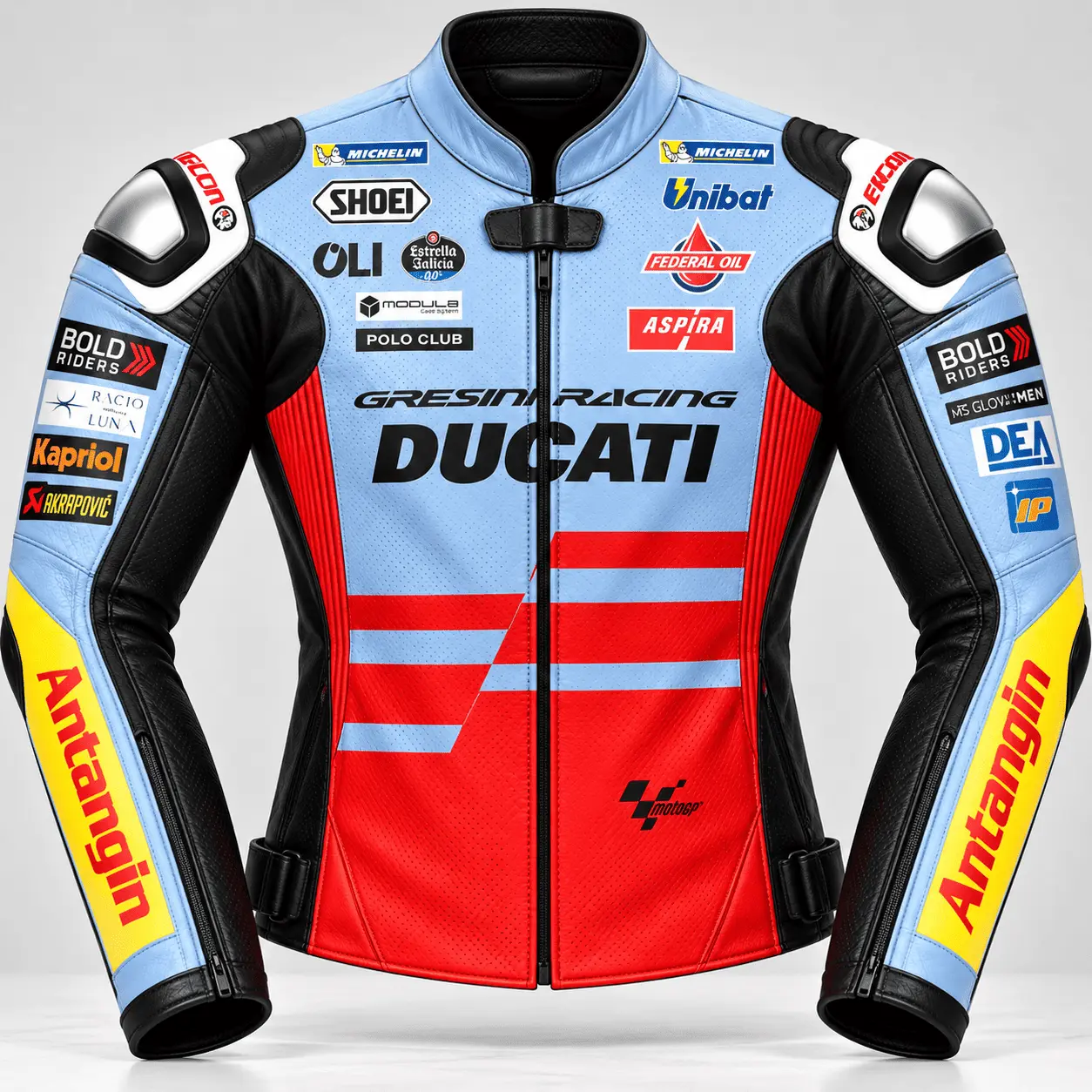Alex Marquez Ducati Gresini 2024 MotoGP Leather Racing Jacket