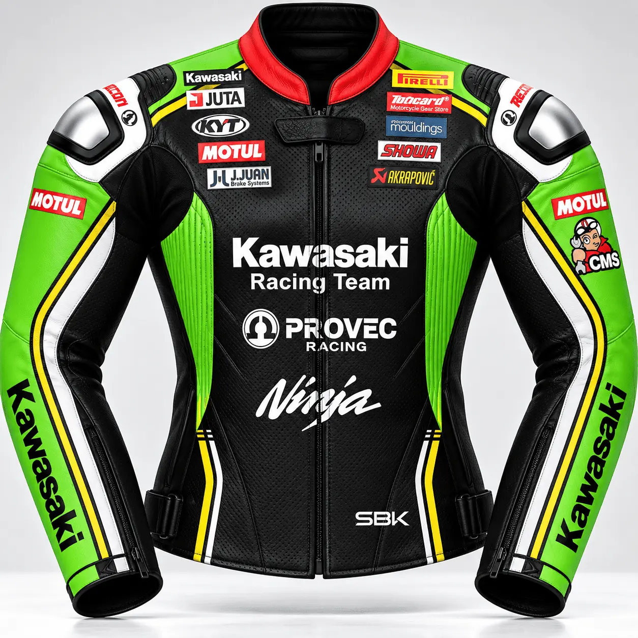 Alex Lowes Kawasaki WSBK 2024 Leather Racing Jacket