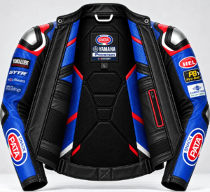Jonathan Rea Pata Yamaha WSBK 2024 Leather Racing Jacket