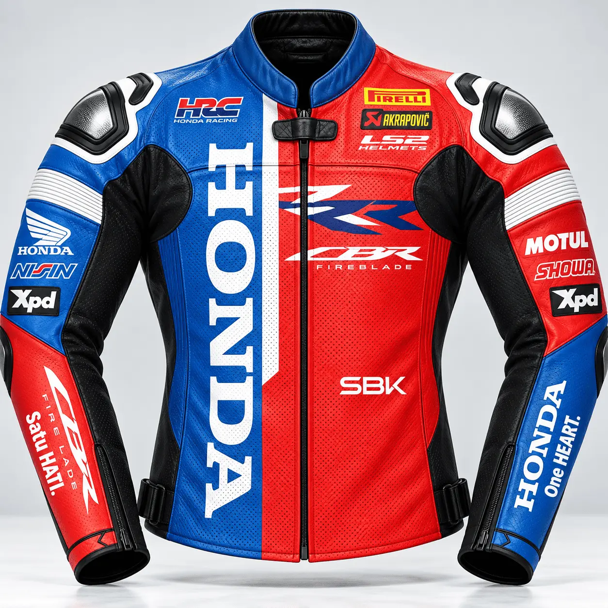 Iker Lecuona Honda HRC WSBK 2024 Leather Racing Jacket